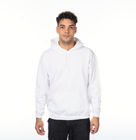 Gildan G185 hoodie in WHITE