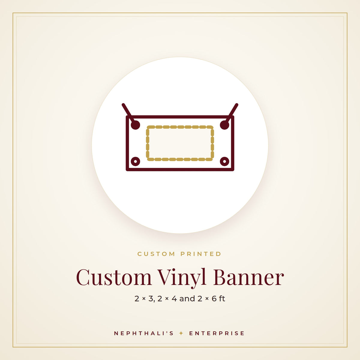 Custom Vinyl Banner