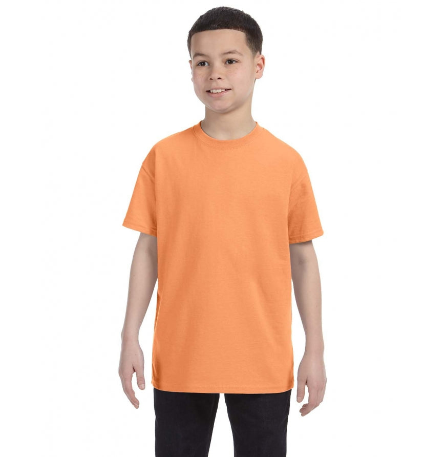 Gildan G500B youth t-shirt in Old Gold