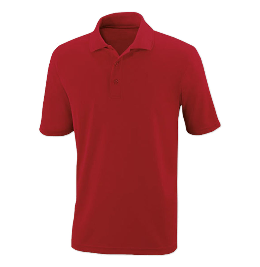 AFTON performance polo in Classic Red