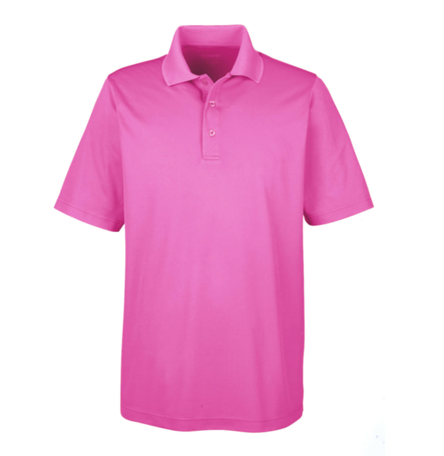 AFTON performance polo in Charity Pink