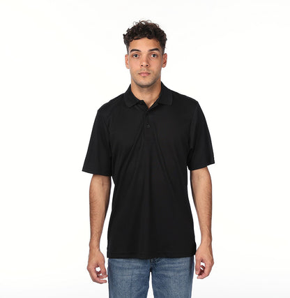 AFTON performance polo in Black