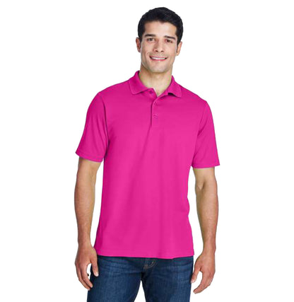 AFTON performance polo in Wow Pink