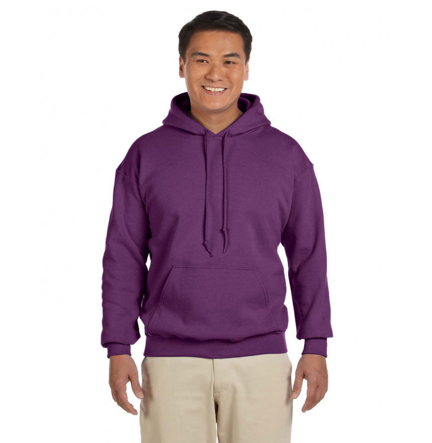 Gildan G185 hoodie in PLUM
