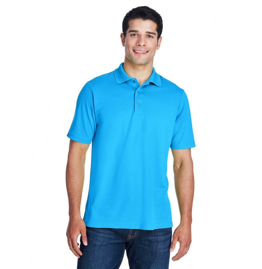 AFTON performance polo in Electric Blue