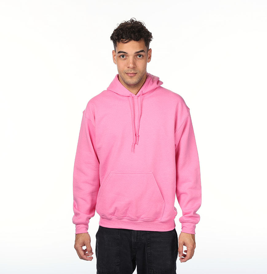 Gildan G185 hoodie in AZALEA