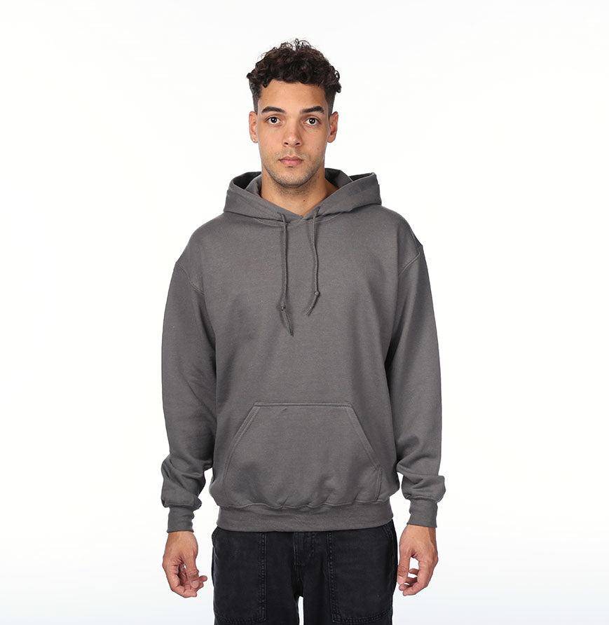 Gildan G185 hoodie in CHARCOAL