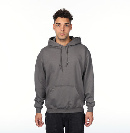 Gildan G185 hoodie in CHARCOAL