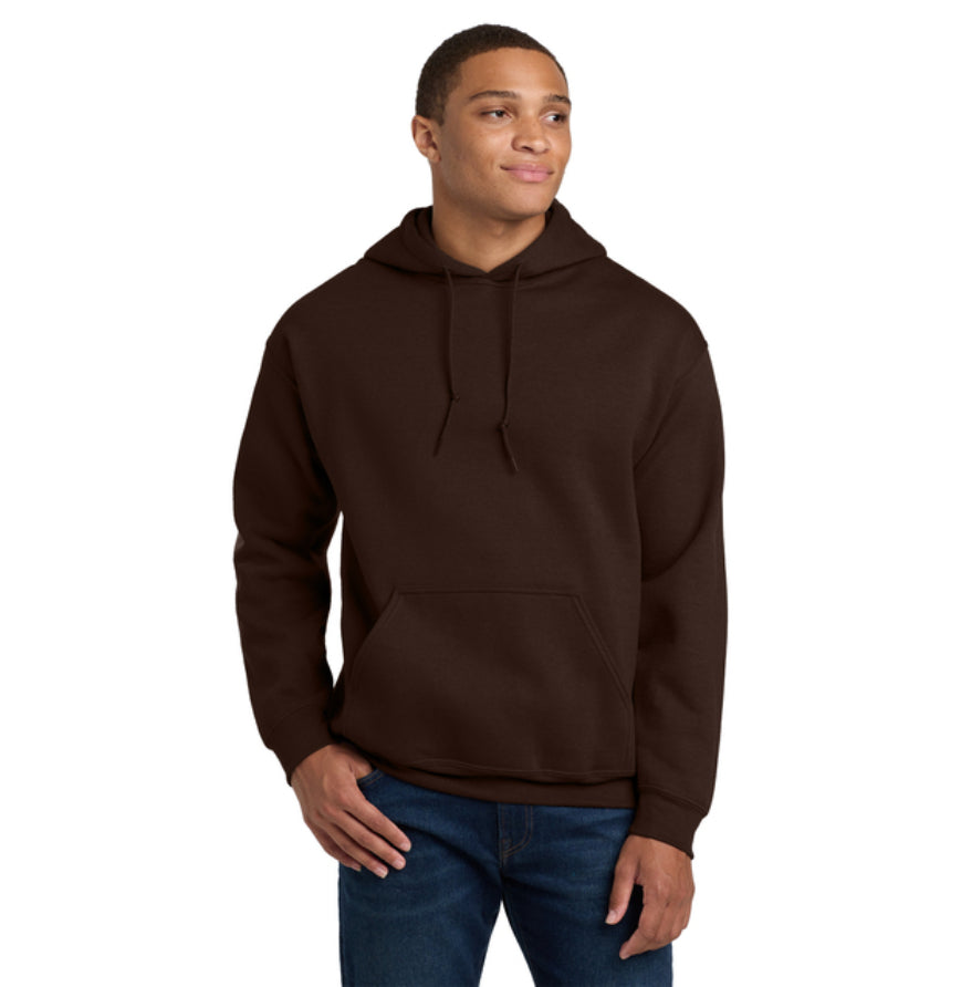 Gildan G185 hoodie in DARK CHOCOLATE