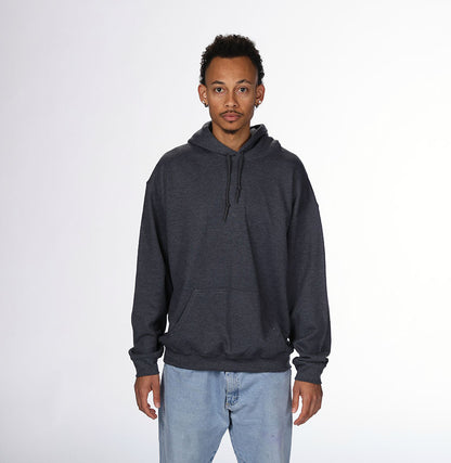 Gildan G185 hoodie in DARK HEATHER