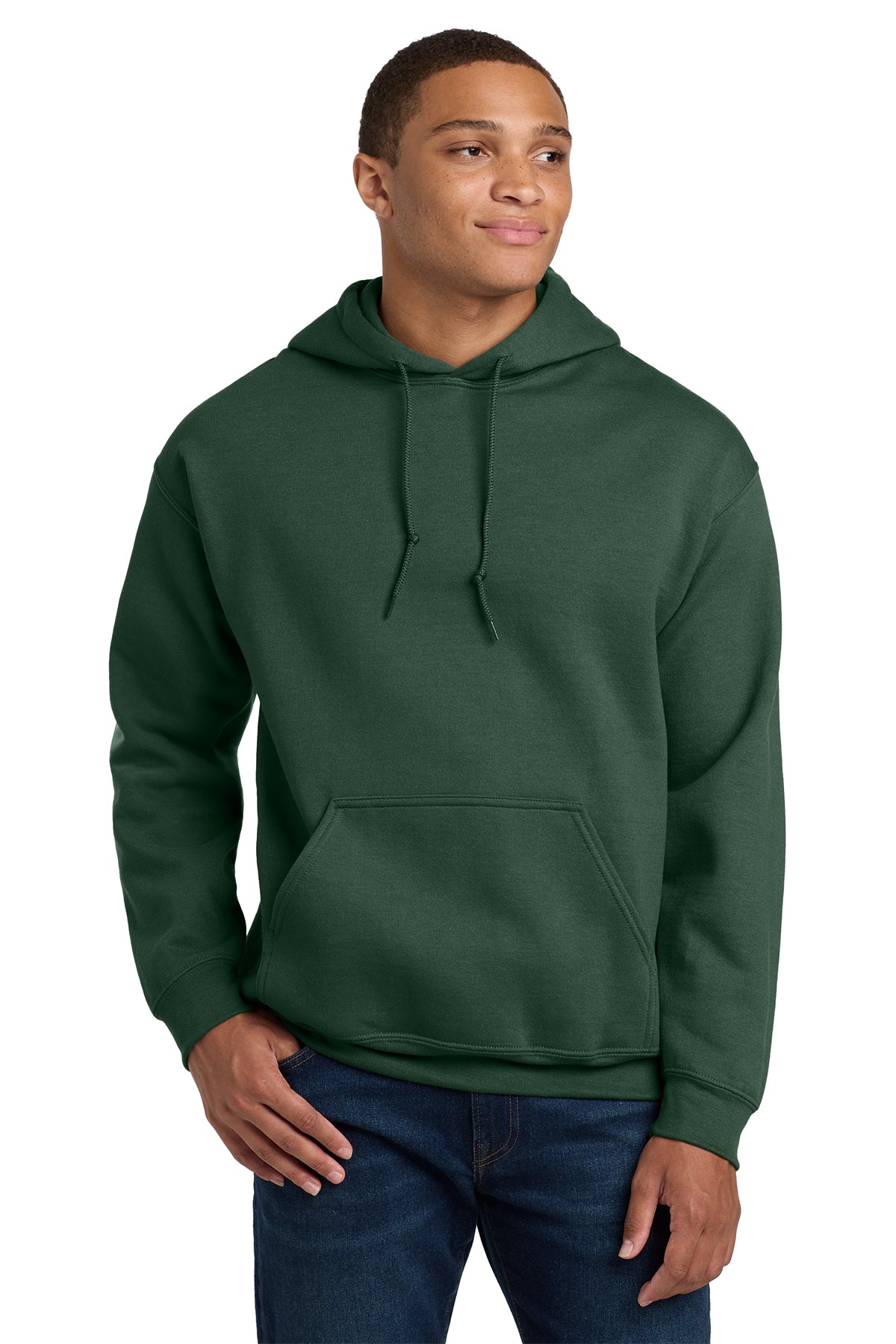 Gildan G185 hoodie in Fan Dark Green