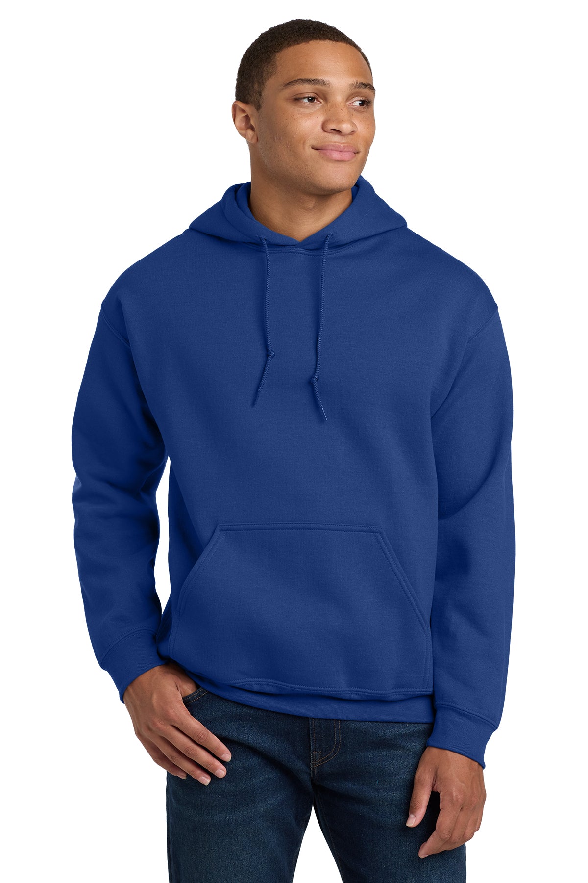 Gildan G185 hoodie in Fan Deep Royal