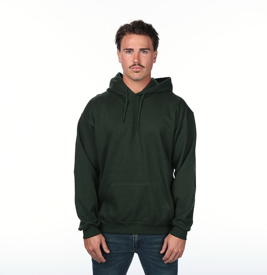 Gildan G185 hoodie in FOREST GREEN