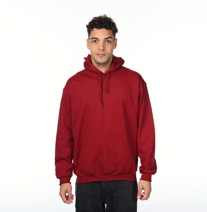 Gildan G185 hoodie in GARNET