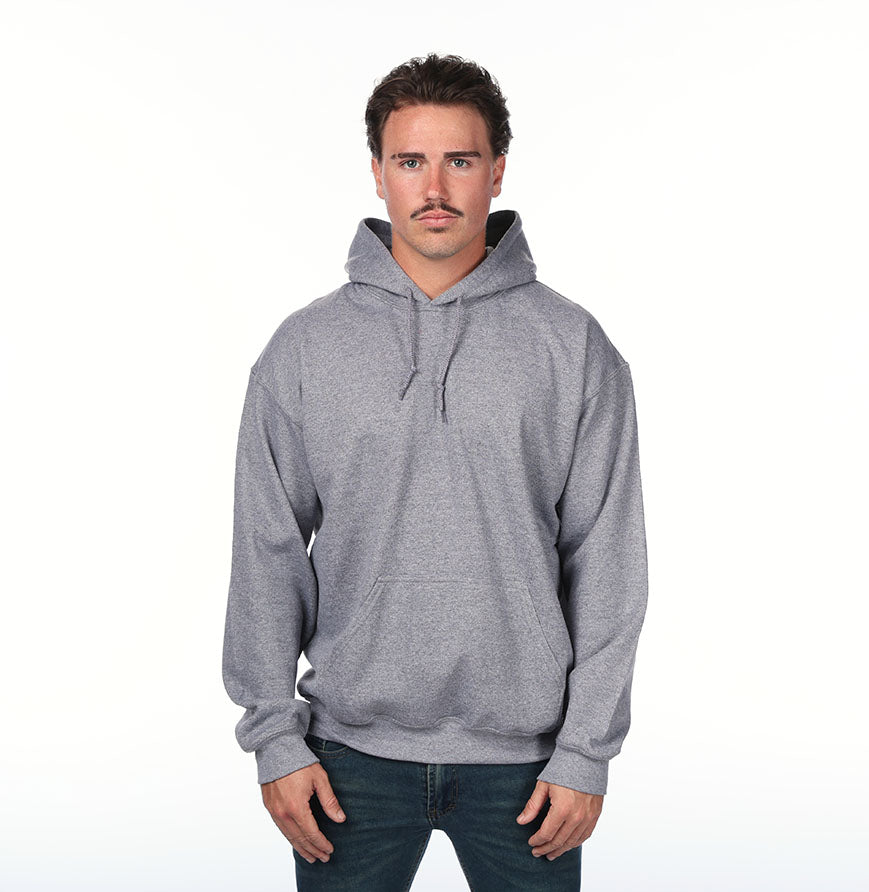 Gildan G185 hoodie in GRAPHITE HEATHER