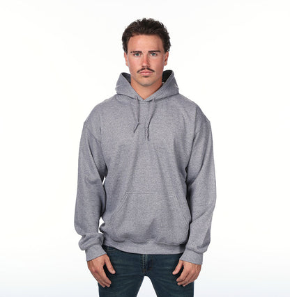 Gildan G185 hoodie in GRAPHITE HEATHER