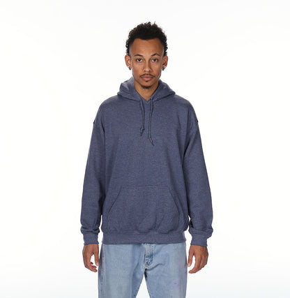 Gildan G185 hoodie in HT SPRT DRK NAVY