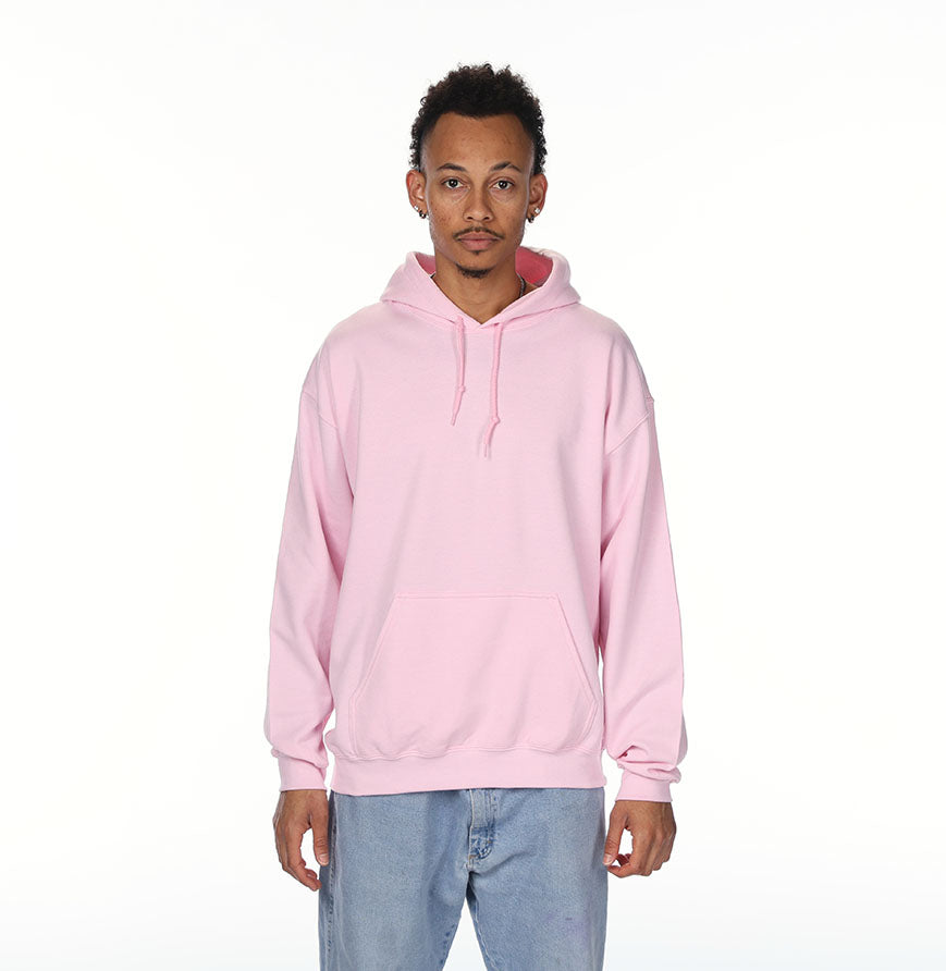 Gildan G185 hoodie in LIGHT PINK