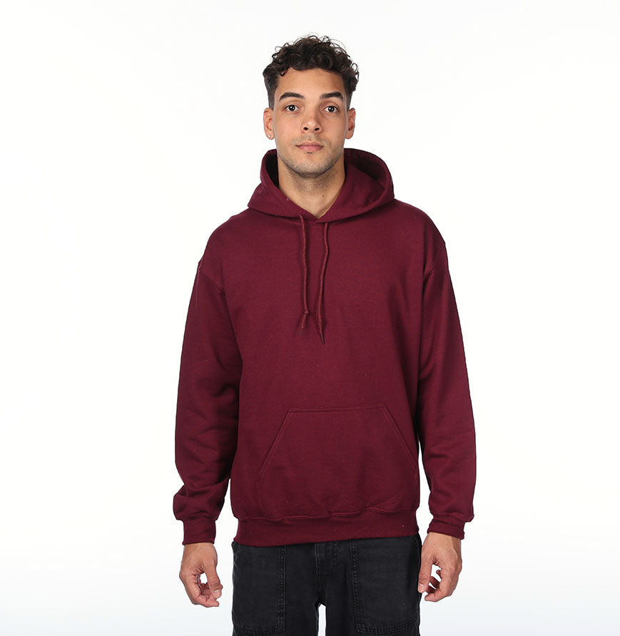 Gildan G185 hoodie in MAROON