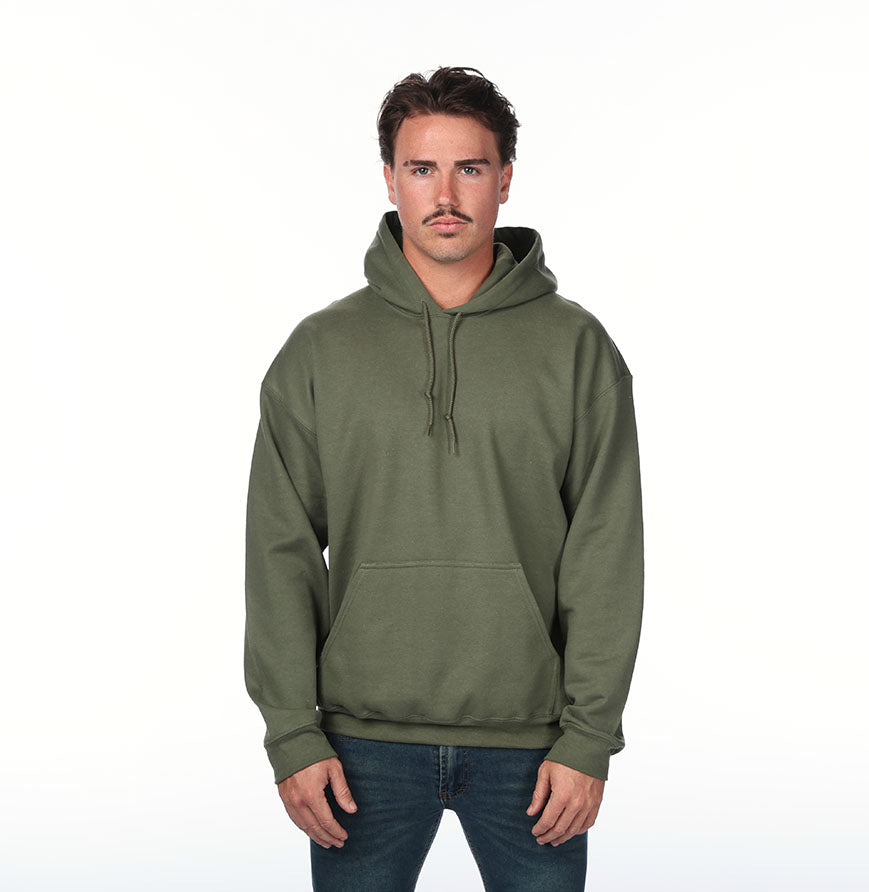 Gildan G185 hoodie in MILITARY GREEN