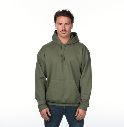 Gildan G185 hoodie in MILITARY GREEN