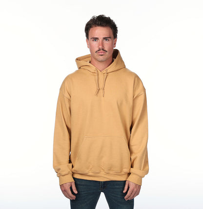 Gildan G185 hoodie in OLD GOLD