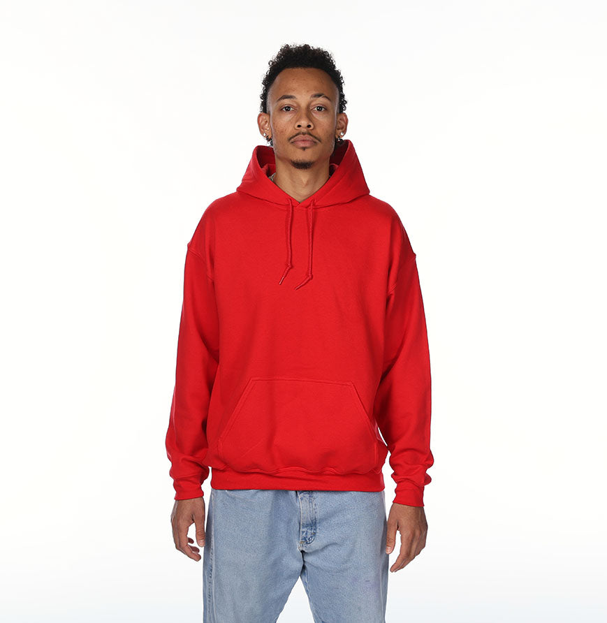 Gildan G185 hoodie in RED