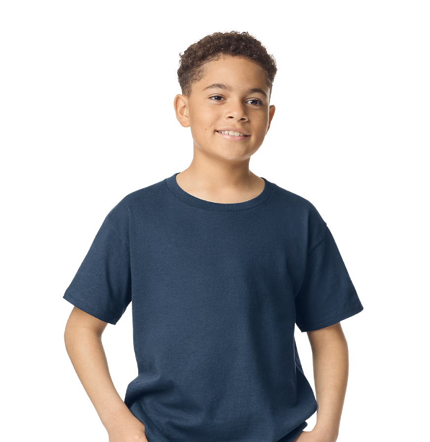Gildan G500B youth t-shirt in Blue Dusk