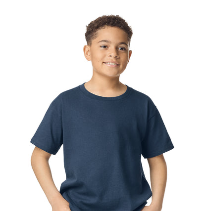 Gildan G500B youth t-shirt in Blue Dusk
