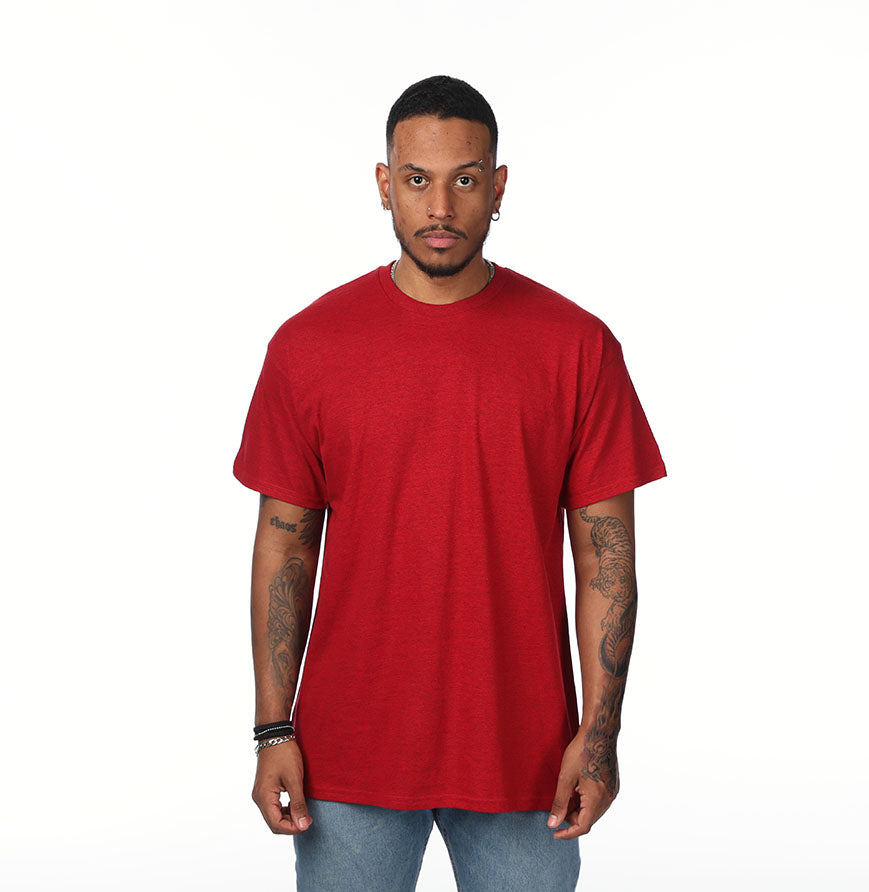 Gildan G500 t-shirt in Antique Cherry Red