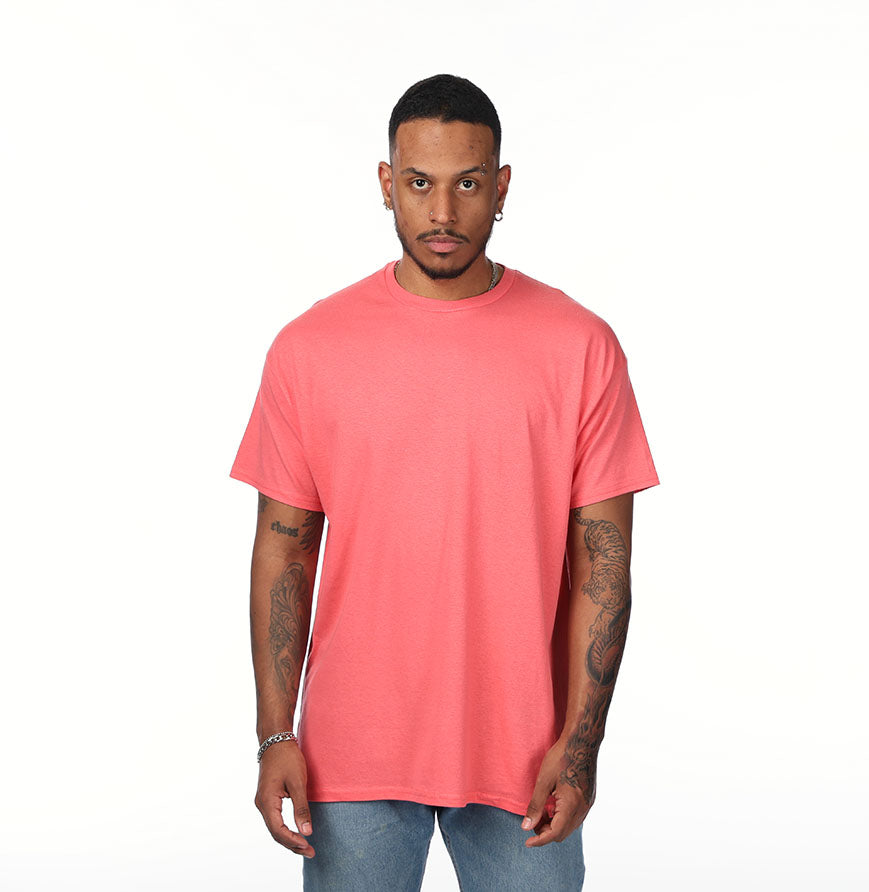 Gildan G500 t-shirt in Coral Silk