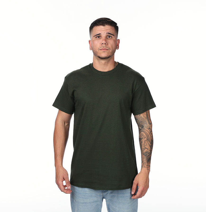 Gildan G500 t-shirt in Forest Green