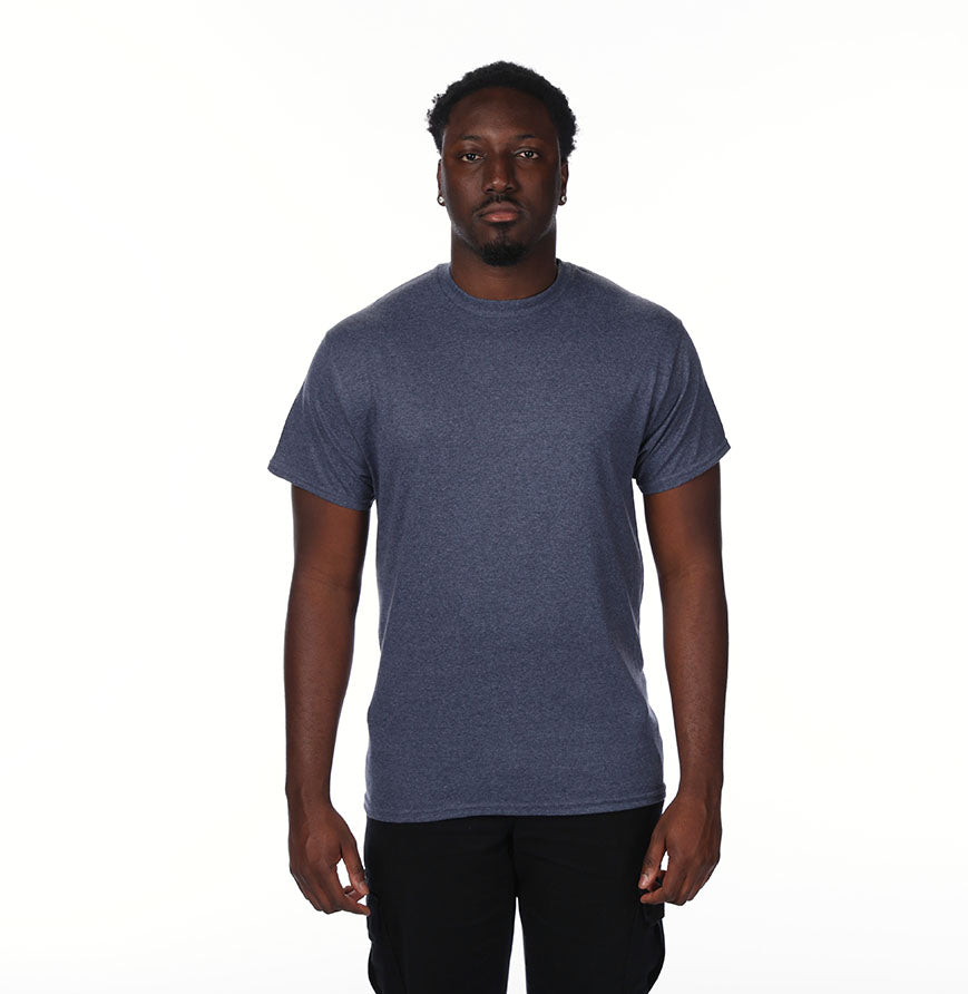 Gildan G500 t-shirt in Heather Navy