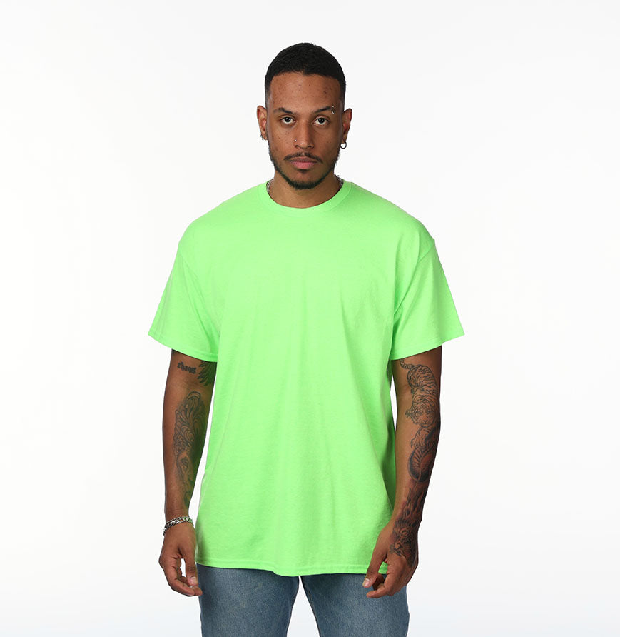 Gildan G500 t-shirt in Neon Green