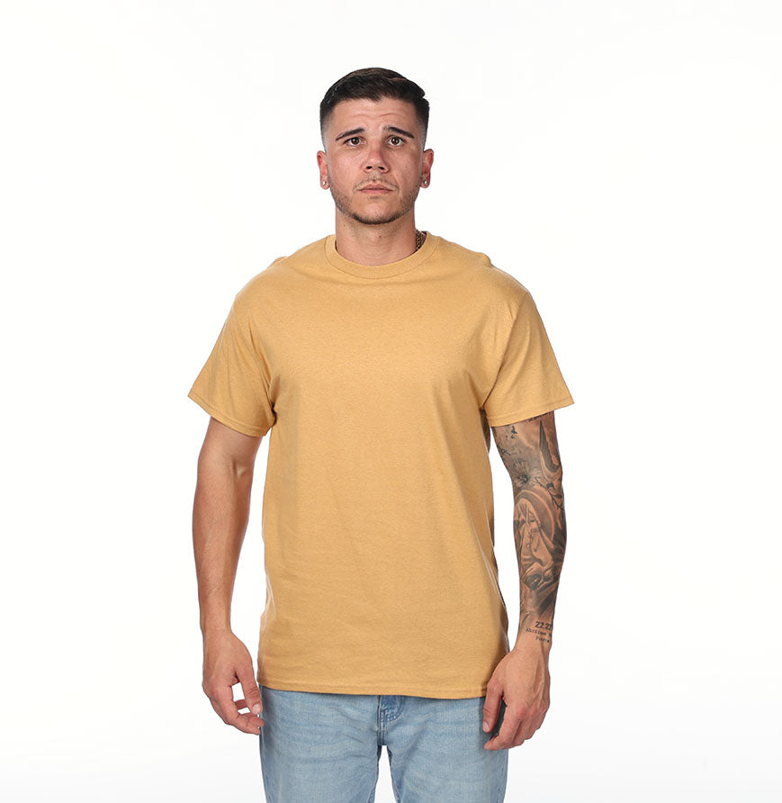 Gildan G500 t-shirt in Old Gold
