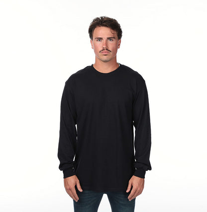 Gildan G540 long-sleeve t-shirt in Black