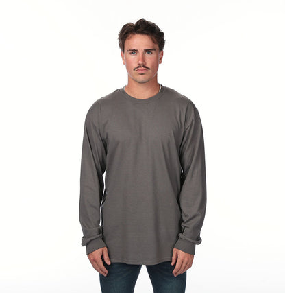 Gildan G540 long-sleeve t-shirt in Charcoal