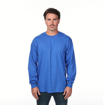 Gildan G540 long-sleeve t-shirt in Royal