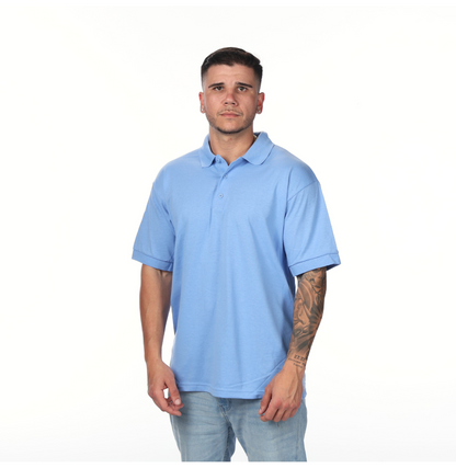 Gildan G880 polo in Carolina Blue