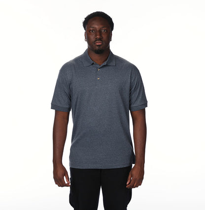 Gildan G880 polo in Dark Heather