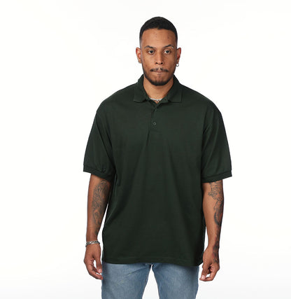 Gildan G880 polo in Forest Green