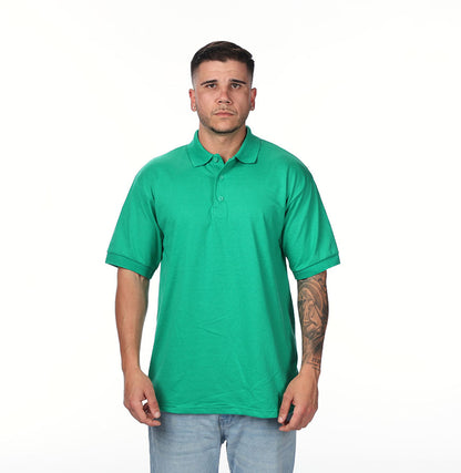 Gildan G880 polo in Kelly Green