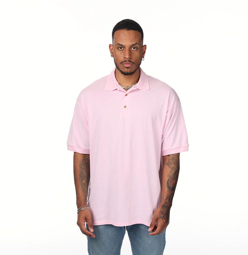 Gildan G880 polo in Light Pink