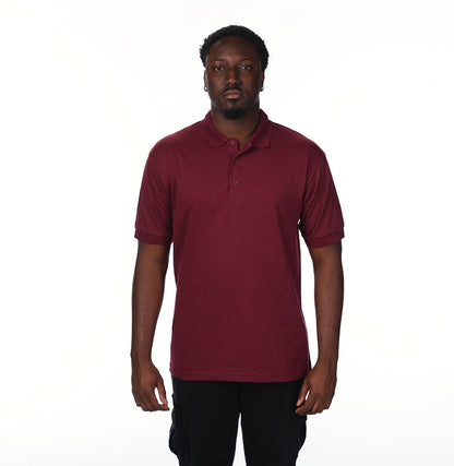 Gildan G880 polo in Maroon