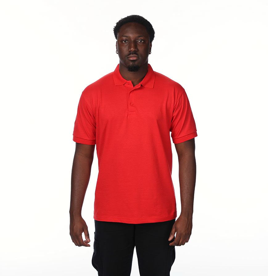 Gildan G880 polo in Red