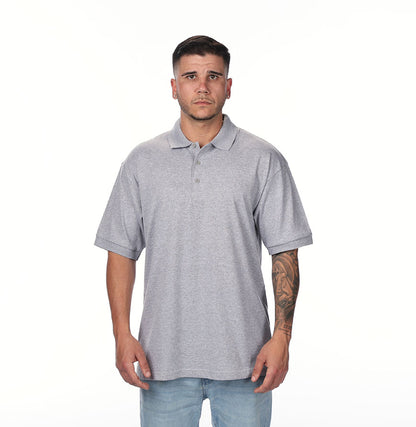Gildan G880 polo in Sport Grey