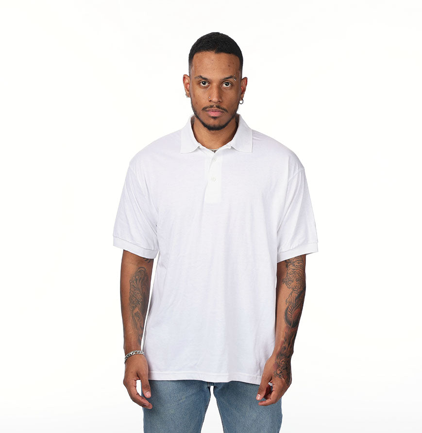 Gildan G880 polo in White