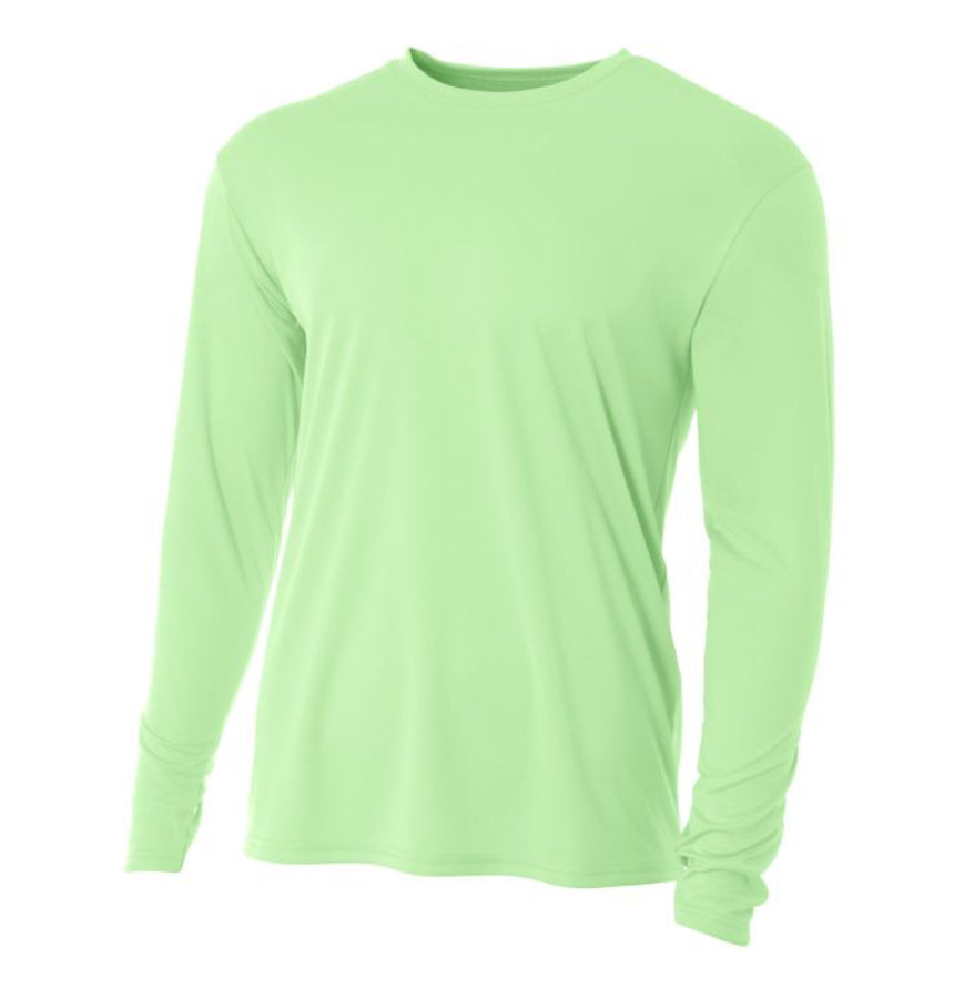 A4 cooling long-sleeve in Light Lime