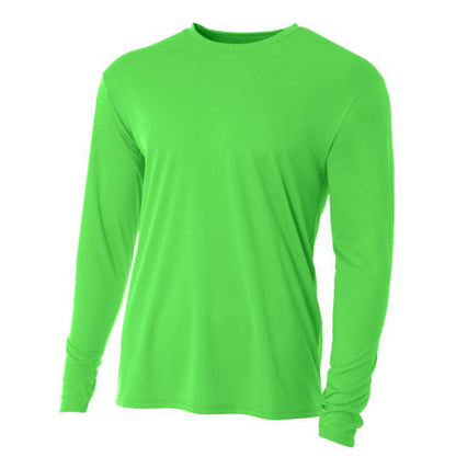 A4 cooling long-sleeve in Safety Green