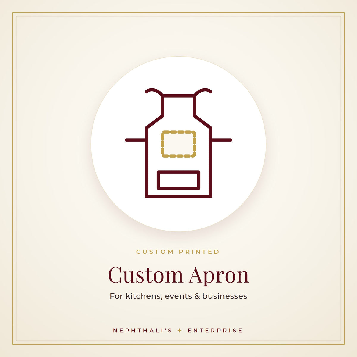 Custom Apron